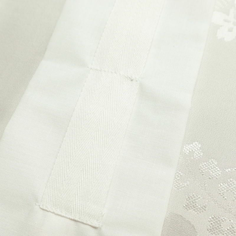 長襦袢 良品 振袖用 正絹 古典柄 袖無双・胴抜き 身丈124cm 裄丈65cm 蝶 リサイクル着物 ピンク_画像12