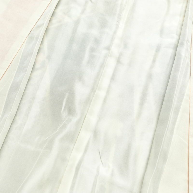 小紋 伊達衿付き 絞り 正絹 花柄 袷仕立て 身丈162cm 裄丈67.5cm リサイクル着物 着物 青・紺_画像17