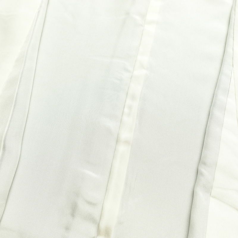 色留袖 松尾光琳 落款入り 縮緬 一つ紋付き 正絹 木の葉・植物柄 袷仕立て 身丈170cm 裄丈69.5cm リサイクル着物 着物 箔 共八掛 金彩 緑・うぐいす色_画像19