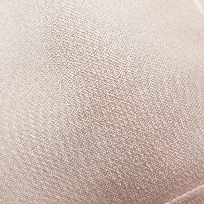 付け下げ 一つ紋付き 正絹 風景柄 袷仕立て 身丈165cm 裄丈66.5cm リサイクル着物 一部しつけ糸付き 着物 ピンク_画像11