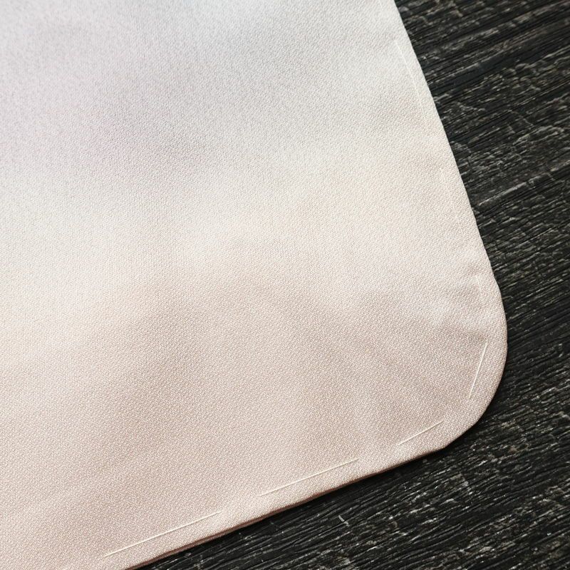 付け下げ 一つ紋付き 正絹 風景柄 袷仕立て 身丈165cm 裄丈66.5cm リサイクル着物 一部しつけ糸付き 着物 ピンク_画像17