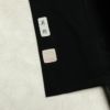 喪服 美品 夏喪服 夏用 絽 落款入り しつけ糸付き 五つ紋付き 正絹 無地 単衣仕立て 身丈165cm 裄丈67cm リサイクル着物 着物 未使用品 黒_画像4