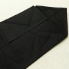 喪服 美品 袷喪服 落款入り しつけ糸付き 縮緬 五つ紋付き 正絹 無地 袷仕立て 身丈164.5cm 裄丈68cm リサイクル着物 着物 未使用品 黒_画像15