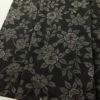大島紬 証紙なし 正絹 花柄 袷仕立て 身丈155.5cm 裄丈63cm リサイクル着物 着物 黒_画像4