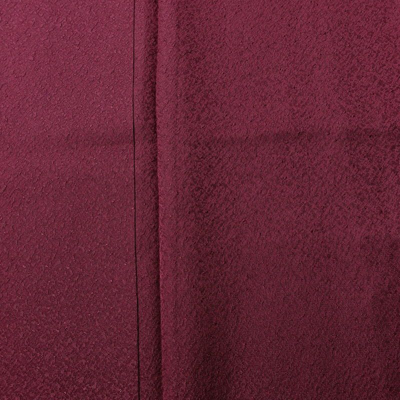 色無地 良品 しつけ糸付き 正絹 無地 袷仕立て 身丈157cm 裄丈63cm リサイクル着物 着物 お茶会 シンプル 紫・藤色_画像6