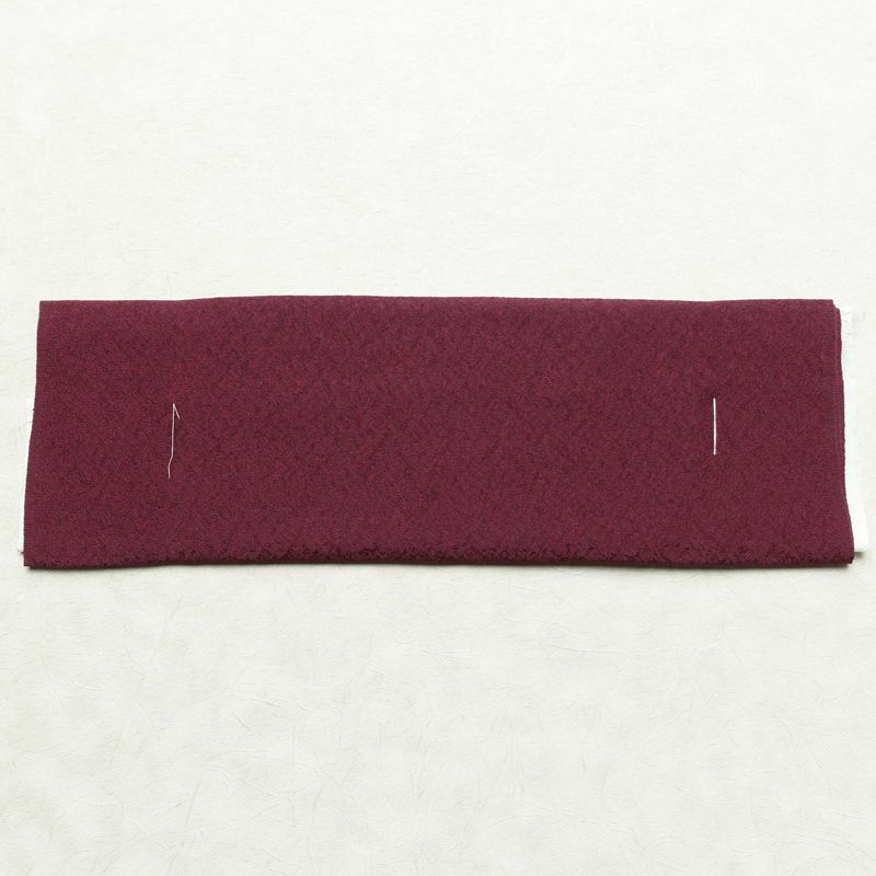 色無地 良品 しつけ糸付き 正絹 無地 袷仕立て 身丈157cm 裄丈63cm リサイクル着物 着物 お茶会 シンプル 紫・藤色_画像19