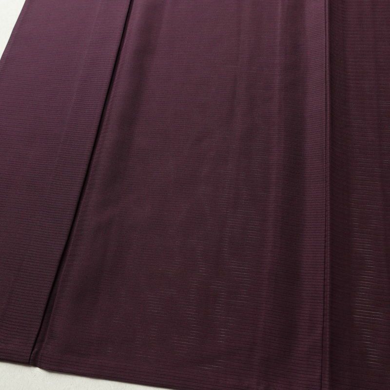 盛夏 色無地 絽 美品 しつけ糸付き 夏用 一つ紋付き 正絹 無地 単衣仕立て 身丈162cm 裄丈63cm リサイクル着物 着物 薄物 紫・藤色_画像4