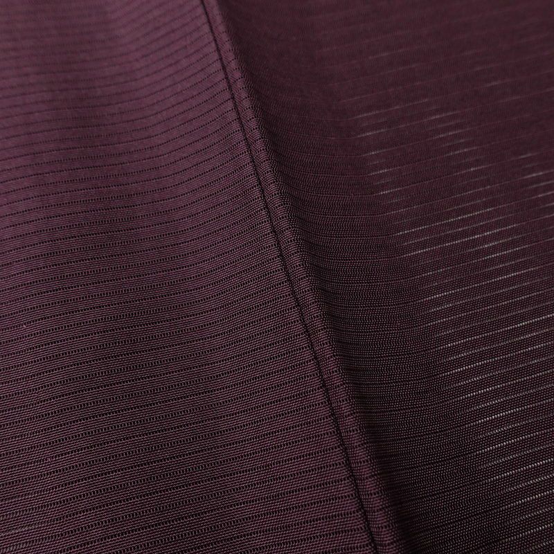 盛夏 色無地 絽 美品 しつけ糸付き 夏用 一つ紋付き 正絹 無地 単衣仕立て 身丈162cm 裄丈63cm リサイクル着物 着物 薄物 紫・藤色_画像10