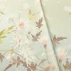 訪問着 良品 落款入り 縮緬 一つ紋付き 正絹 花柄 袷仕立て 身丈157.5cm 裄丈66.5cm リサイクル着物 着物 共八掛 入学式 卒業式 七五三 お宮参り フォーマル 緑・うぐいす色_画像10