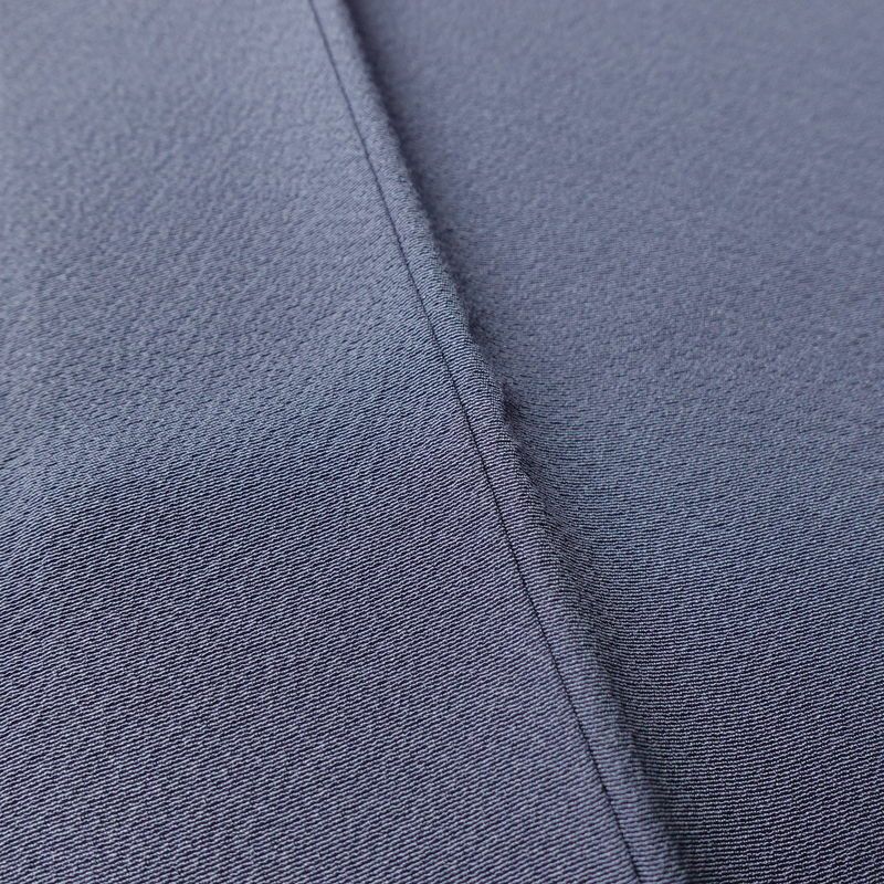 色無地 縮緬 一つ紋付き 正絹 無地 袷仕立て 身丈159cm 裄丈64.5cm リサイクル着物 着物 共八掛 お茶会 竜胆色 紫・藤色_画像8