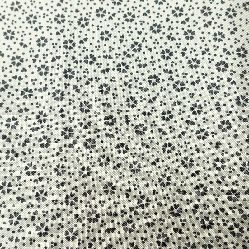 小紋 良品 総柄 正絹 花柄 袷仕立て 身丈157.5cm 裄丈63cm リサイクル着物 着物 白_画像7