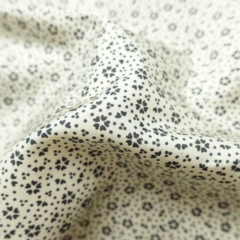 小紋 良品 総柄 正絹 花柄 袷仕立て 身丈157.5cm 裄丈63cm リサイクル着物 着物 白_画像21