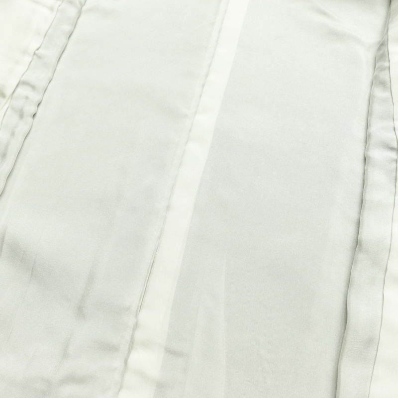 小紋 本蒔蝋染工芸作家 木村勝美 良品 丹後ちりめん 落款入り 縮緬 一つ紋付き 正絹 その他の柄 袷仕立て 身丈161.5cm 裄丈64.5cm リサイクル着物 着物 フォーマル シンプル 黄・黄土色_画像18