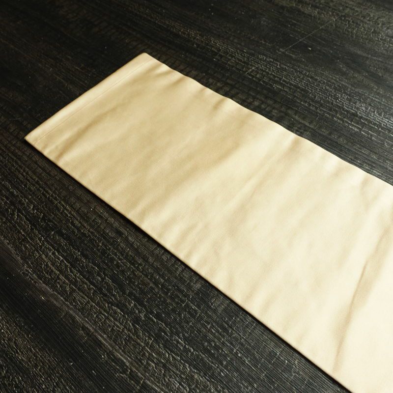 名古屋帯 太鼓柄 正絹 古典柄 名古屋仕立て なごや帯 リサイクル帯 帯 金糸 シンプル ベージュ_画像16