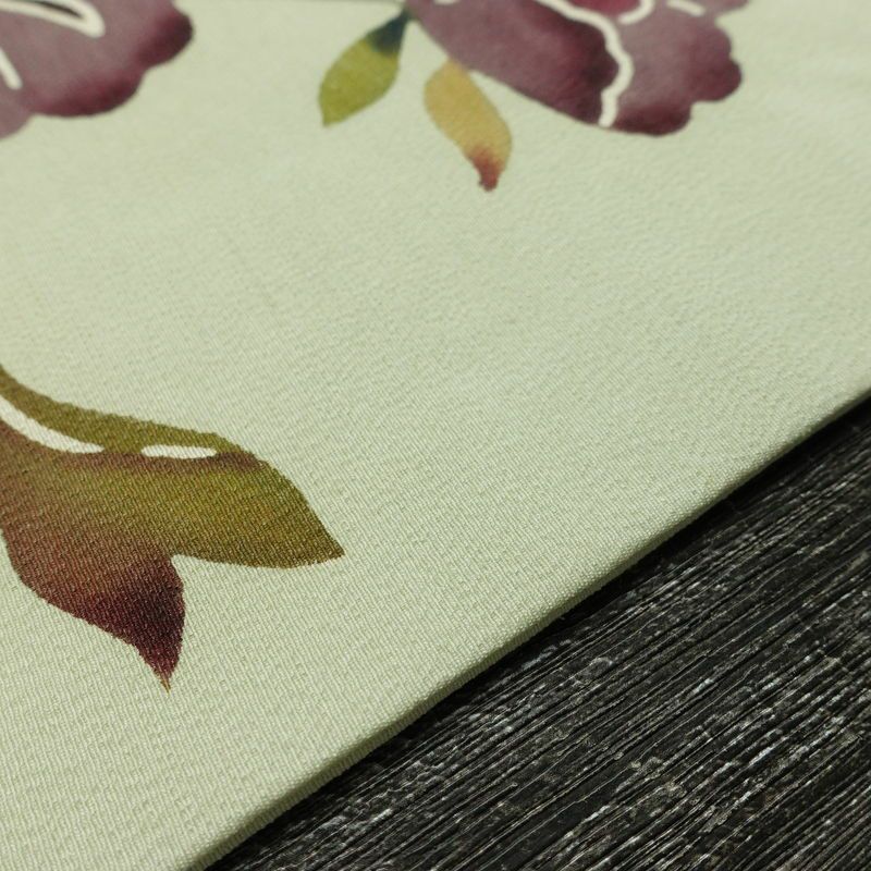 名古屋帯 太鼓柄 正絹 花柄 名古屋仕立て なごや帯 リサイクル帯 帯 シンプル 緑・うぐいす色_画像12