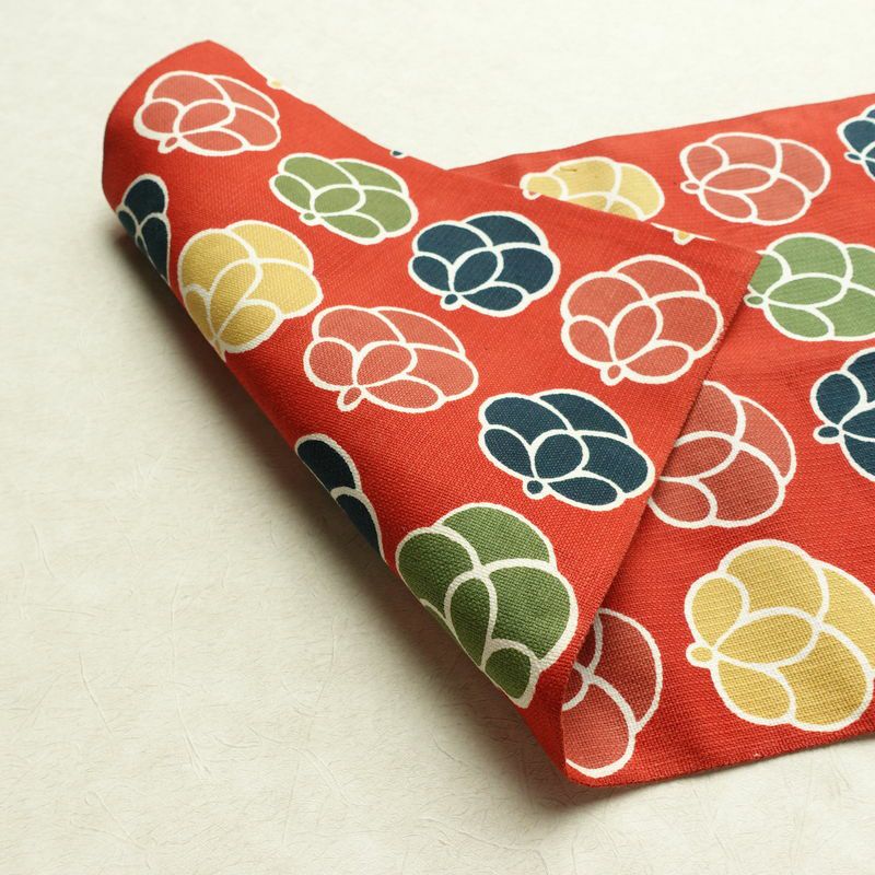 名古屋帯 全通柄 正絹 花柄 名古屋仕立て なごや帯 リサイクル帯 帯 モダン 赤・朱_画像10