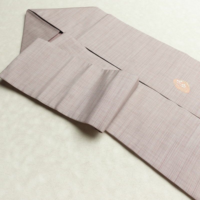 名古屋帯 太鼓柄 良品 正絹 古典柄 名古屋仕立て なごや帯 リサイクル帯 帯 シンプル 洒落 紫・藤色_画像20