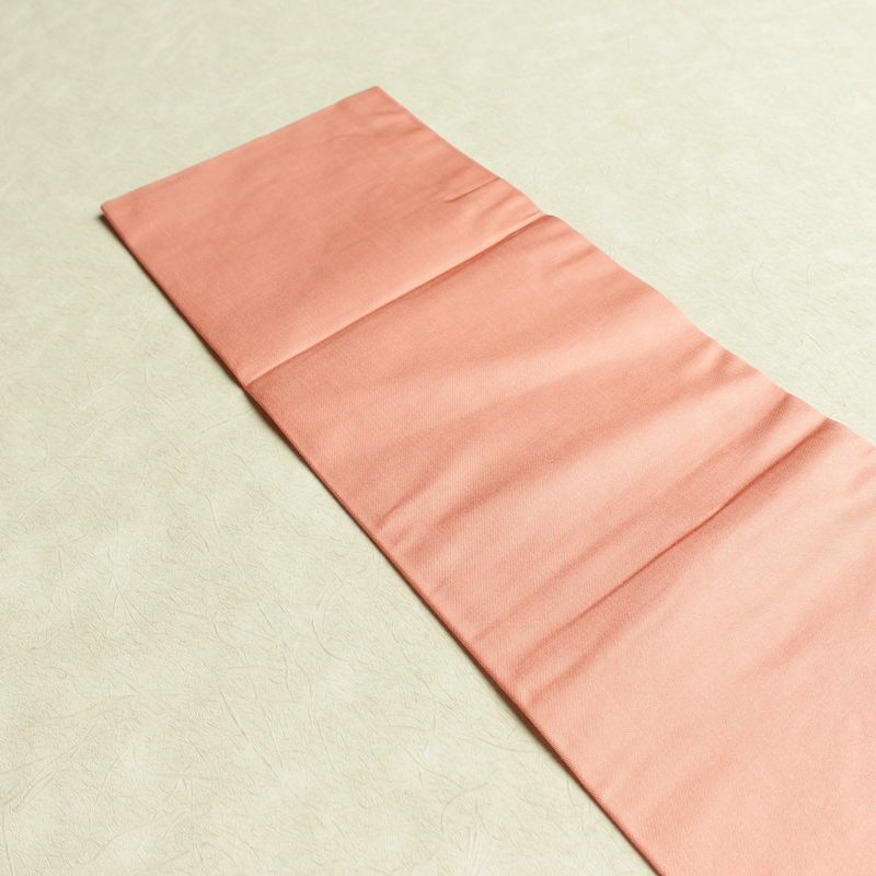 名古屋帯 太鼓柄 良品 正絹 幾何学柄・抽象柄 名古屋仕立て なごや帯 リサイクル帯 帯 金糸 ピンク_画像14