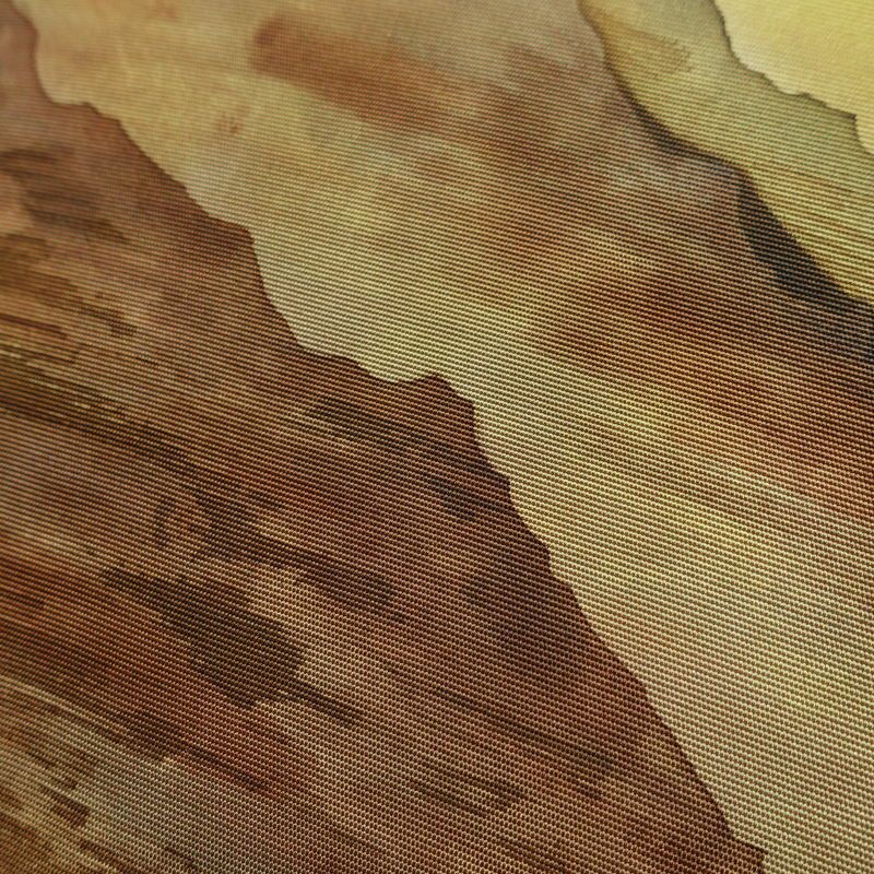 名古屋帯 太鼓柄 落款入り 正絹 風景柄 名古屋仕立て なごや帯 リサイクル帯 帯 シンプル 緑・うぐいす色_画像5