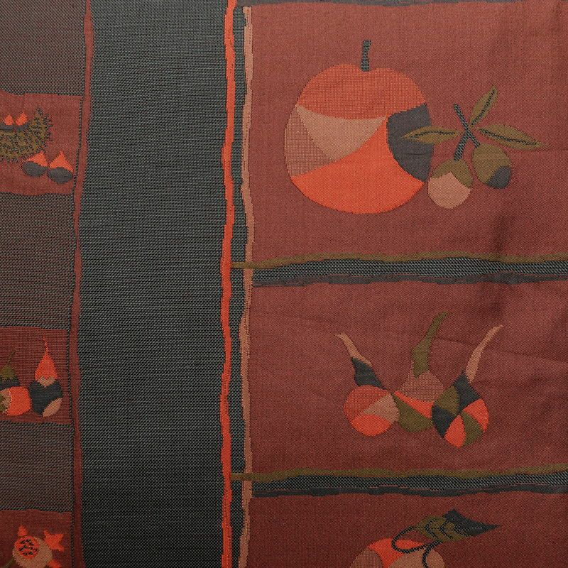 袋帯 古今絵巻 六通柄 一般用 正絹 その他の柄 リサイクル帯 帯 モダン おしゃれ グレー_画像2