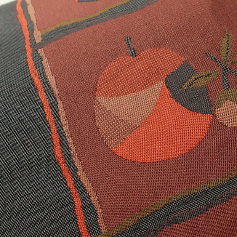 袋帯 古今絵巻 六通柄 一般用 正絹 その他の柄 リサイクル帯 帯 モダン おしゃれ グレー_画像5