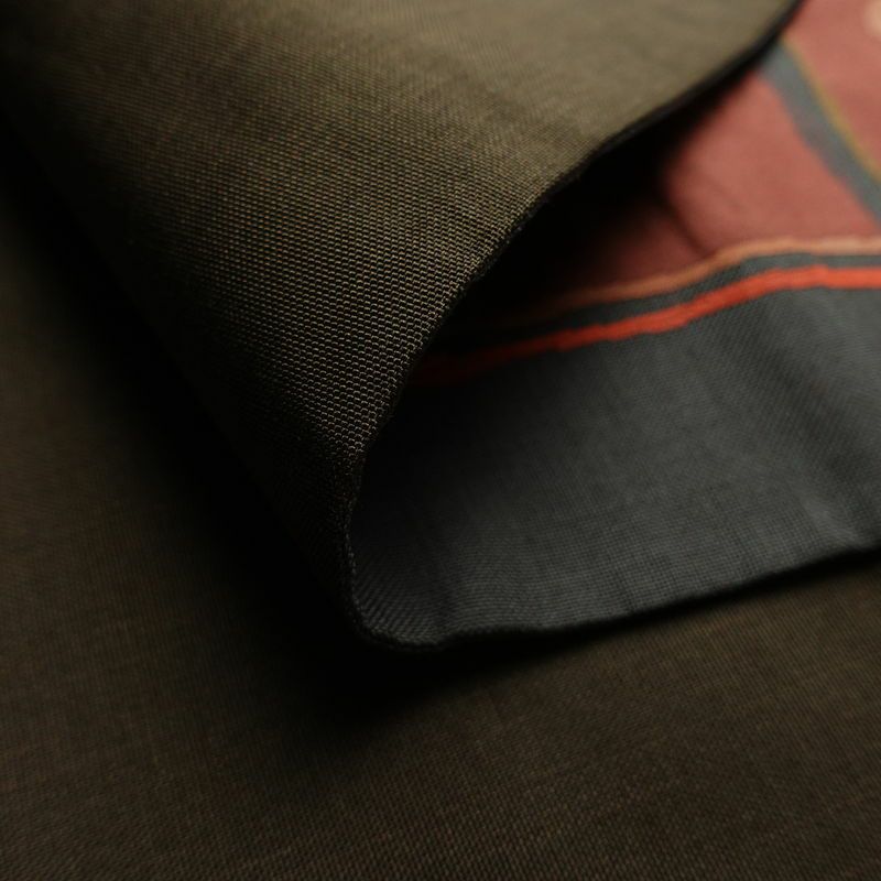 袋帯 古今絵巻 六通柄 一般用 正絹 その他の柄 リサイクル帯 帯 モダン おしゃれ グレー_画像11