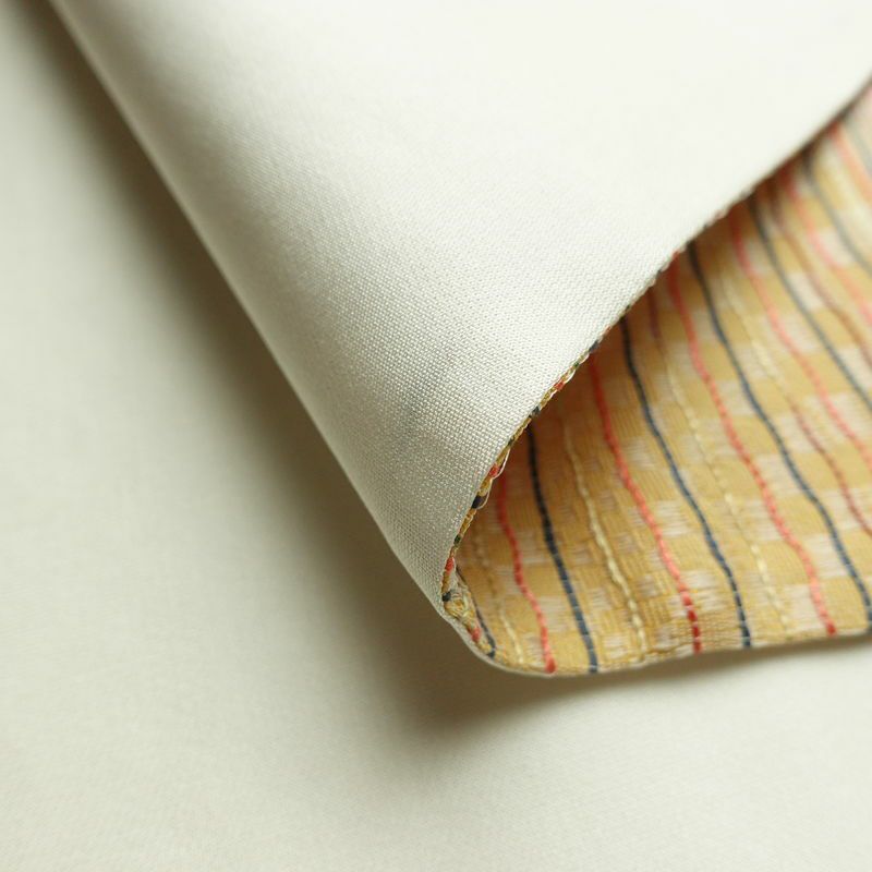 袋帯 市楽波筬織 六通柄 美品 一般用 正絹 縞柄・線柄 リサイクル帯 帯 洒落 多色使い_画像10