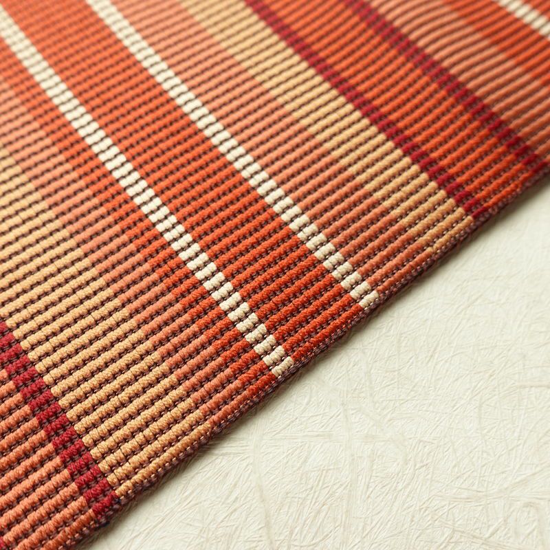 名古屋帯 六通柄 正絹 縞柄・線柄 松葉仕立て なごや帯 リサイクル帯 帯 モダン 茶_画像11