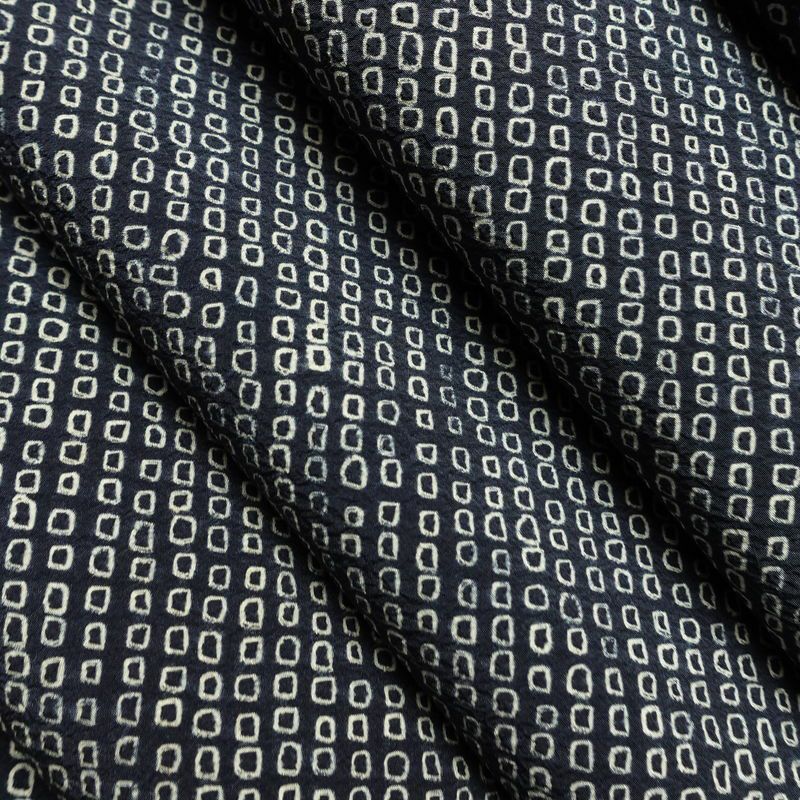 袋帯 全通柄 絞り 正絹 古典柄 リサイクル帯 帯 青・紺_画像20