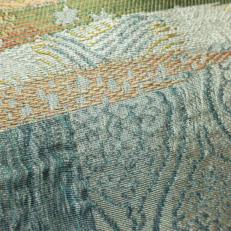 袋帯 六通柄 良品 フォーマル用 正絹 幾何学柄・抽象柄 リサイクル帯 帯 多色使い_画像5