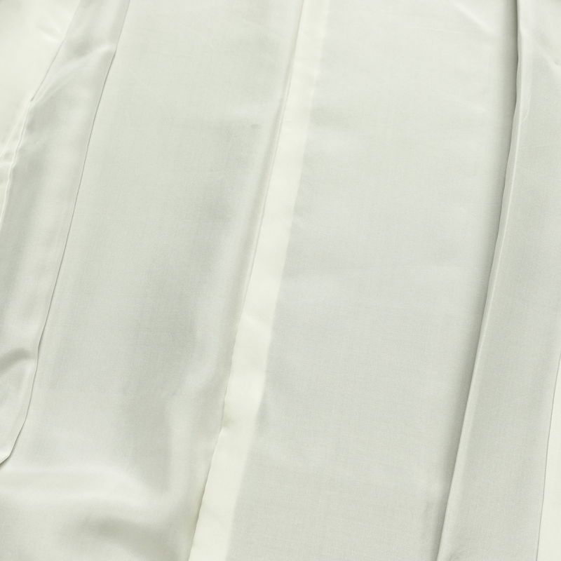 付け下げ 美品 しつけ糸付き 一つ紋付き 正絹 その他の柄 袷仕立て 身丈151cm 裄丈63cm リサイクル着物 箔 共八掛 卒業式 パーティー フォーマル モダン 茶_画像19