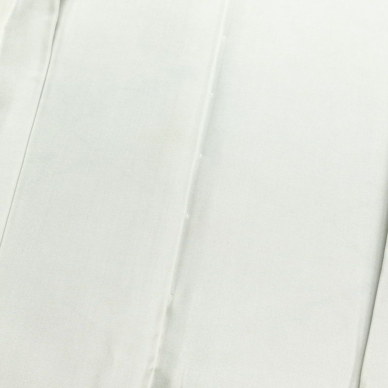 紬 良品 正絹 花柄 袷仕立て 身丈158cm 裄丈64.5cm リサイクル着物 着物 茶_画像16