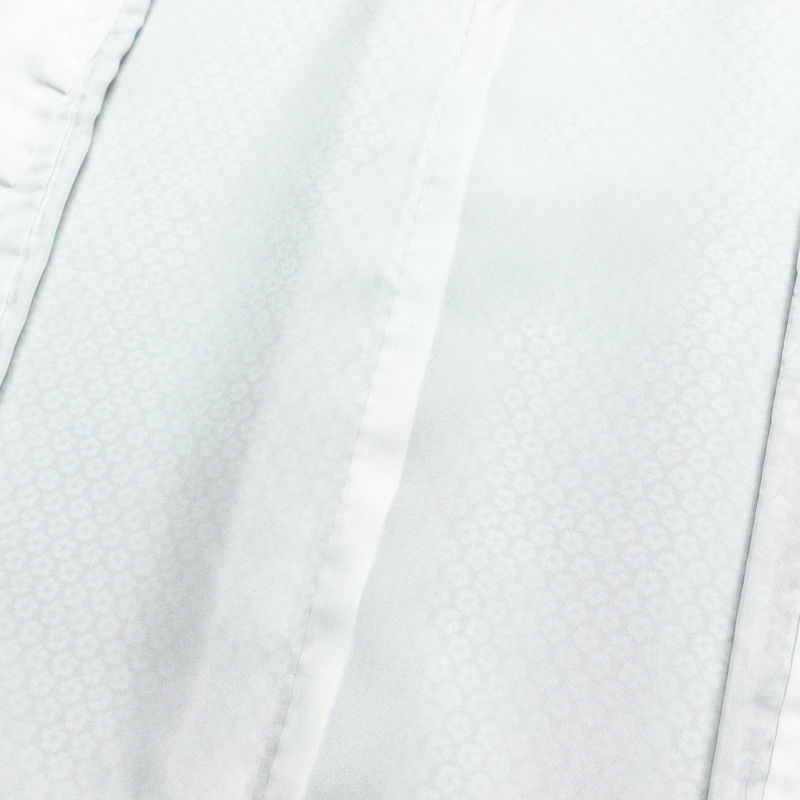 小紋 縮緬 総柄 正絹 古典柄 袷仕立て 身丈160cm 裄丈65.5cm リサイクル着物 着物 紫・藤色_画像15