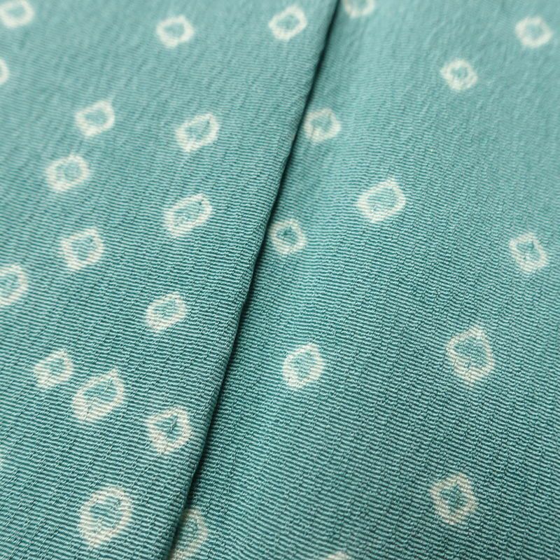 付け下げ 金駒刺繍 絞り 正絹 古典柄 袷仕立て 身丈158.5cm 裄丈65.5cm リサイクル着物 着物 箔 入学式 卒業式 結婚式 パーティー フォーマル 青・紺_画像11