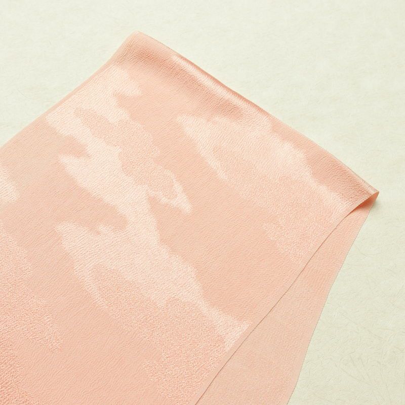 帯締め 帯揚げ帯締めセット 良品 セット品 縮緬 正絹 古典柄 シンプル 和装小物 ピンク_画像3