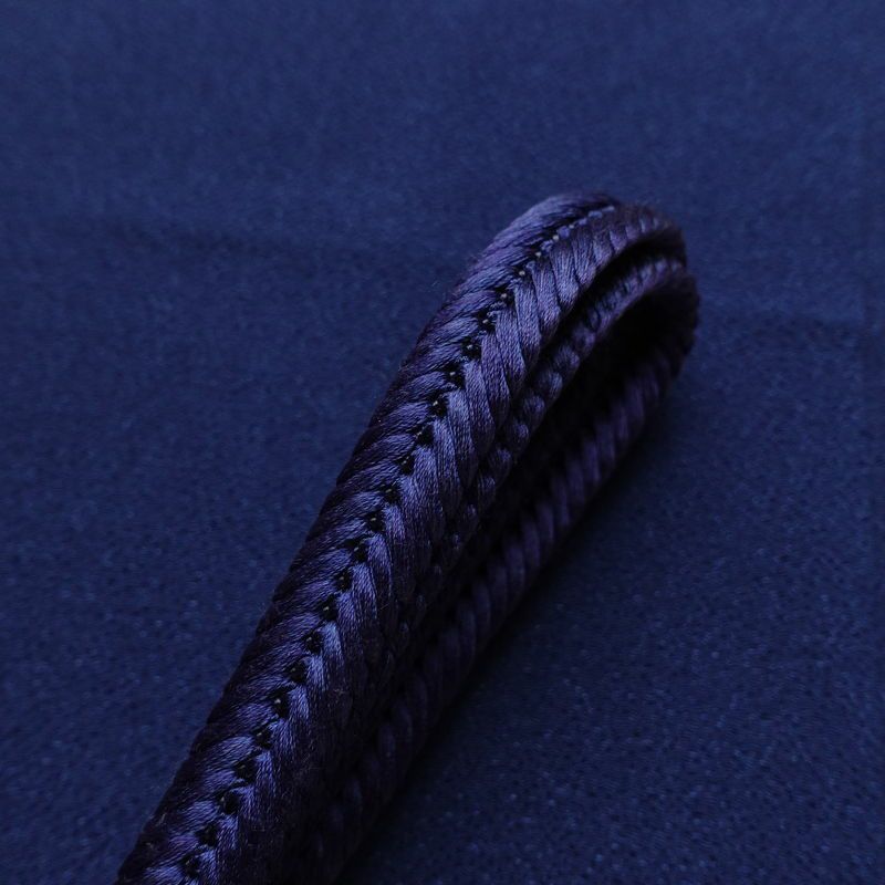 帯揚げ帯締めセット セット品 縮緬 正絹 古典柄 シンプル 和装小物 青・紺_画像2