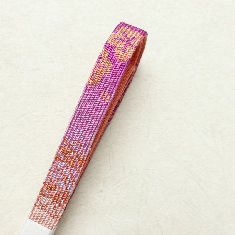 帯揚げ帯締めセット セット品 平組 正絹 古典柄 フォーマル 和装小物 紫・藤色_画像16
