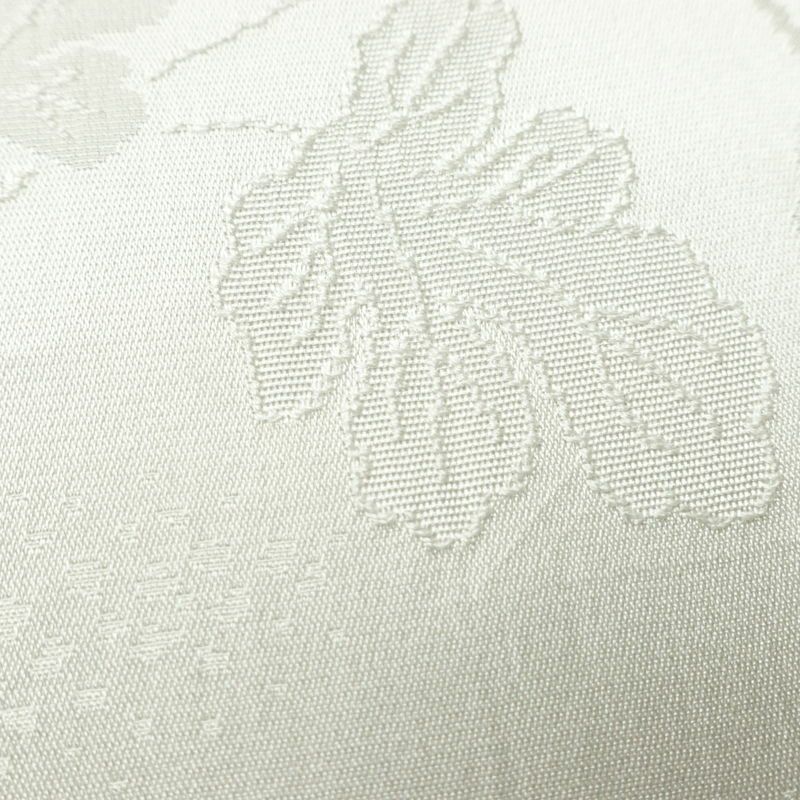 帯揚げ帯締めセット 良品 セット品 平組 正絹 花柄 結婚式 留袖用 フォーマル 菊 白_画像10