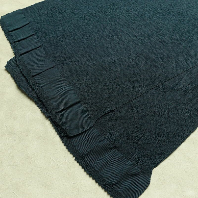 帯揚げ帯締めセット セット品 縮緬 正絹 無地 シンプル 和装小物 青・紺_画像5