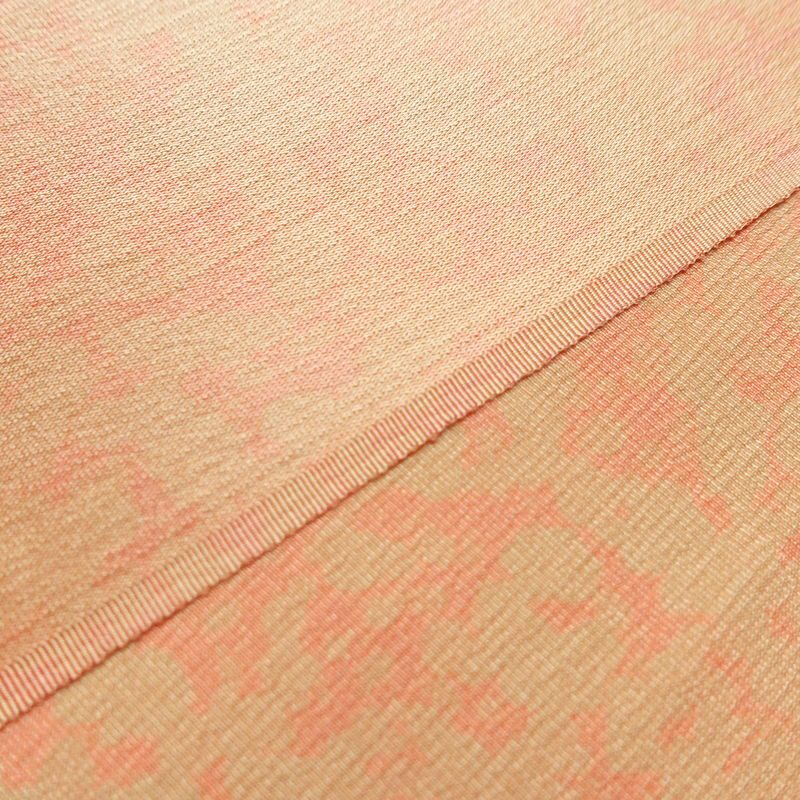 帯揚げ帯締めセット 良品 セット品 平組 正絹 花柄 フォーマル 桜 金糸 綸子 和装小物 ピンク_画像7