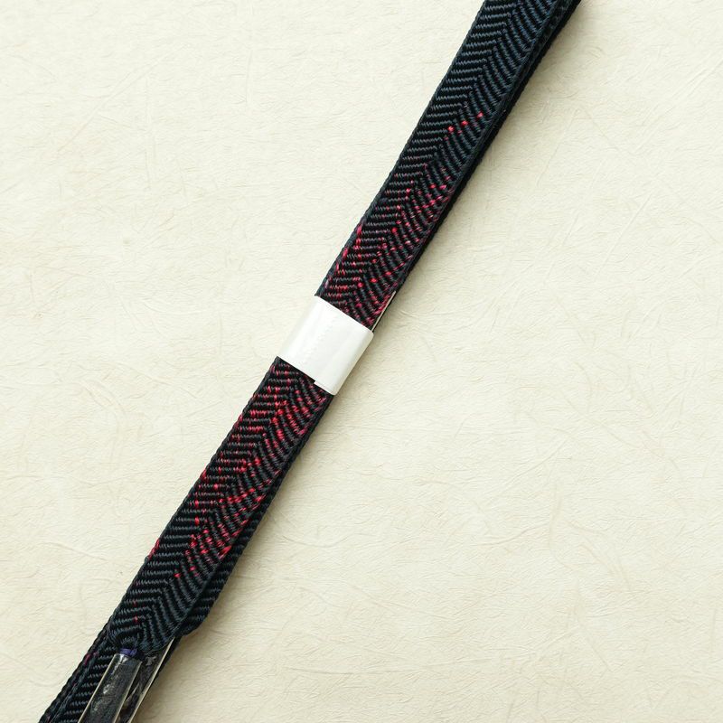 帯揚げ帯締めセット セット品 平組 正絹 花柄 桜 和装小物 青・紺_画像17