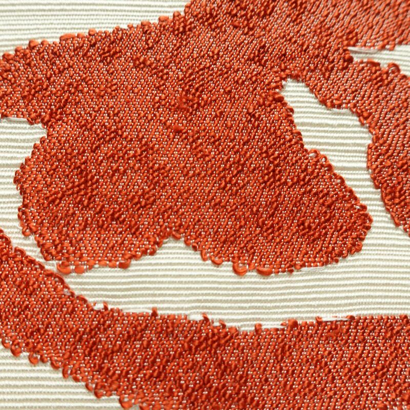 名古屋帯 太鼓柄 良品 正絹 幾何学柄・抽象柄 通し仕立て なごや帯 リサイクル帯 帯 シンプル 白_画像3