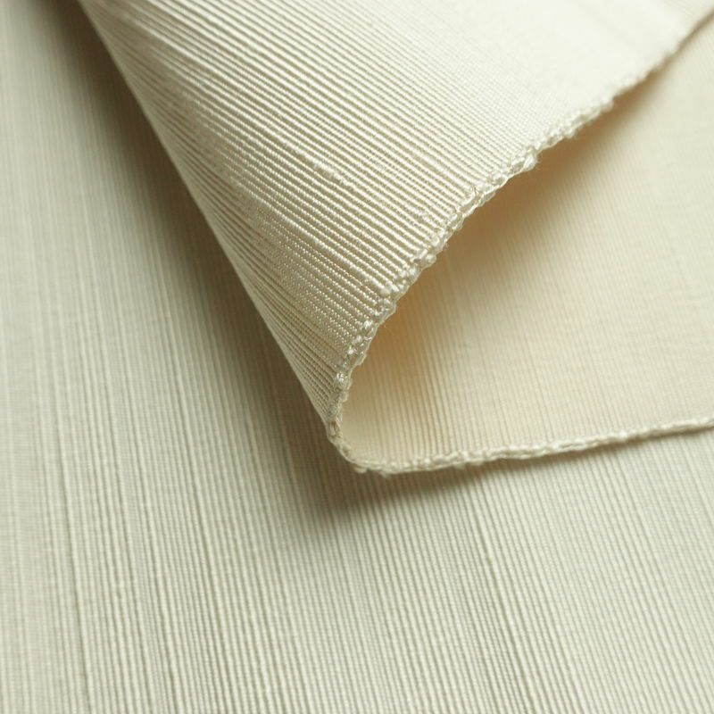 名古屋帯 太鼓柄 良品 正絹 幾何学柄・抽象柄 通し仕立て なごや帯 リサイクル帯 帯 シンプル 白_画像10