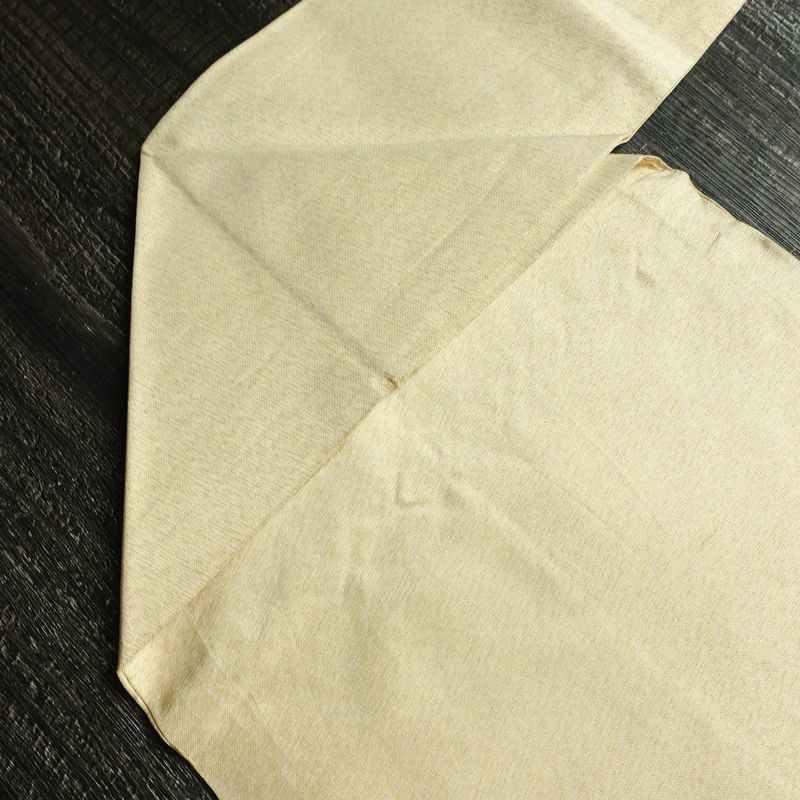 名古屋帯 太鼓柄 正絹 人物・動物柄 名古屋仕立て なごや帯 リサイクル帯 帯 箔 金糸 銀糸 ベージュ_画像19