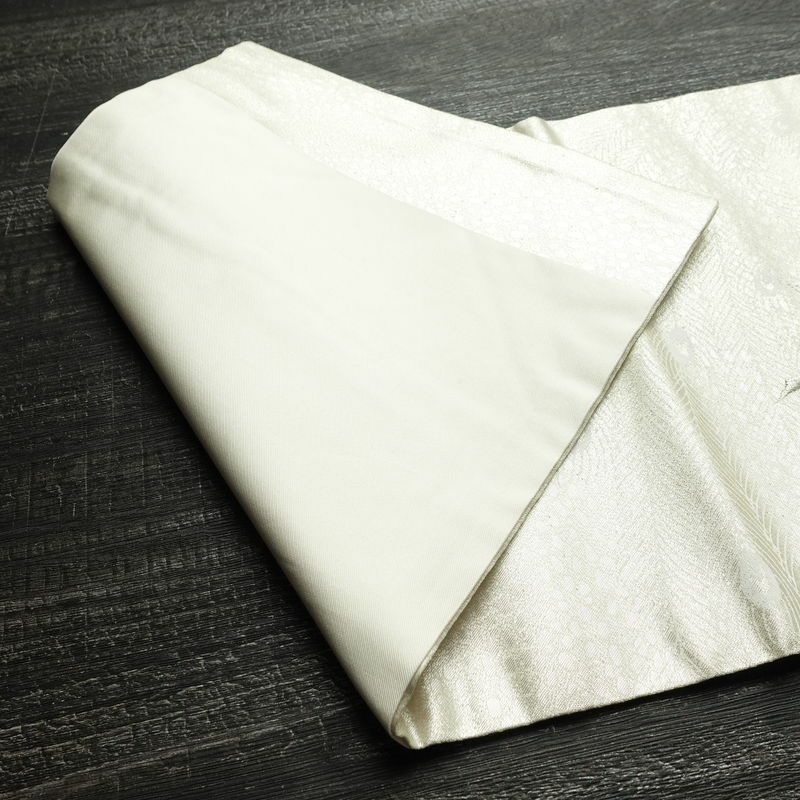 名古屋帯 太鼓柄 正絹 名古屋仕立て なごや帯 リサイクル帯 帯 刺繍 箔 金・銀_画像10