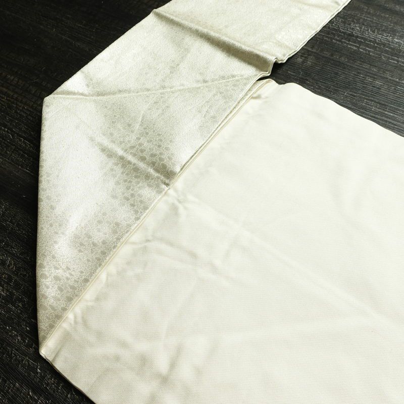 名古屋帯 太鼓柄 正絹 名古屋仕立て なごや帯 リサイクル帯 帯 刺繍 箔 金・銀_画像19