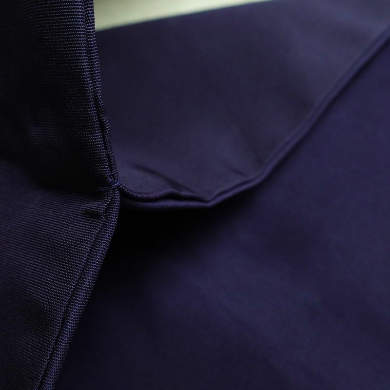 名古屋帯 太鼓柄 金駒刺繍 正絹 木の葉・植物柄 名古屋仕立て なごや帯 リサイクル帯 帯 刺繍 銀彩 紫・藤色_画像20