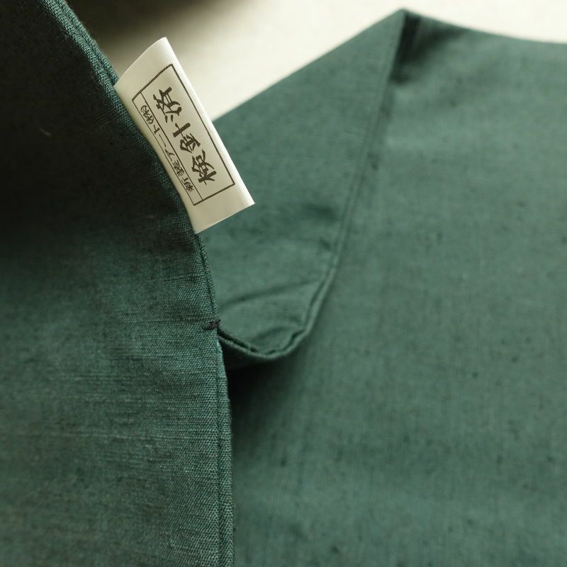 名古屋帯 太鼓柄 正絹 風景柄 名古屋仕立て なごや帯 リサイクル帯 帯 シンプル 緑・うぐいす色_画像20