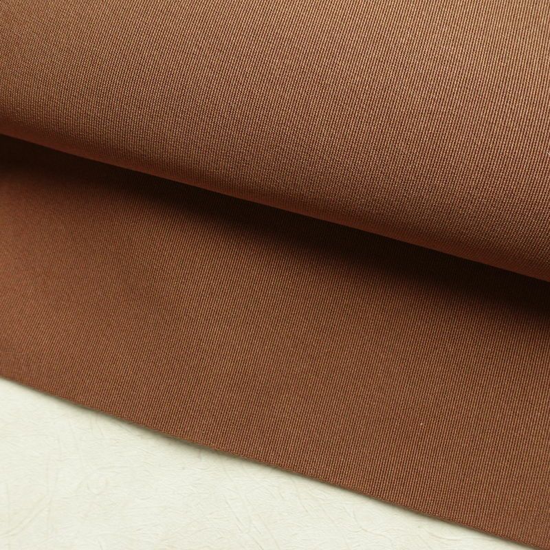 名古屋帯 太鼓柄 正絹 木の葉・植物柄 松葉仕立て なごや帯 リサイクル帯 帯 松葉 シンプル 茶_画像7