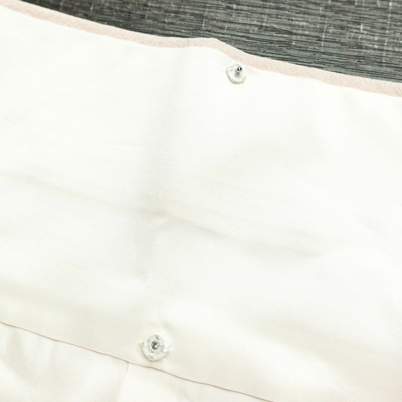 訪問着 美品 しつけ糸付き 縮緬 正絹 花柄 袷仕立て 身丈166.5cm 裄丈68cm リサイクル着物 着物 入学式 卒業式 七五三 お宮参り フォーマル 上品 ピンク_画像20